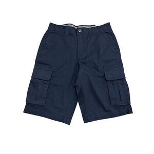 SONOMA Goods For Life Mens Cargo Shorts Size 30 Navy Blue‎ Flexwear 12 Inch
